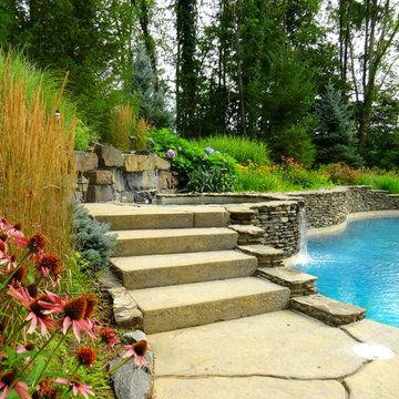 A Lush Backyard Poolscape