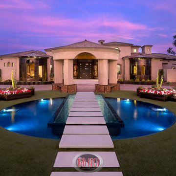 Private Outdoor Design by Red Rock Contractors and Red Rock Pools & Spas.