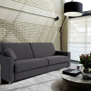 Breeze Sleeper Sofa by Pezzan, Dark Grey | Made in Italy
