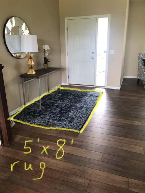 Entryway rug size
