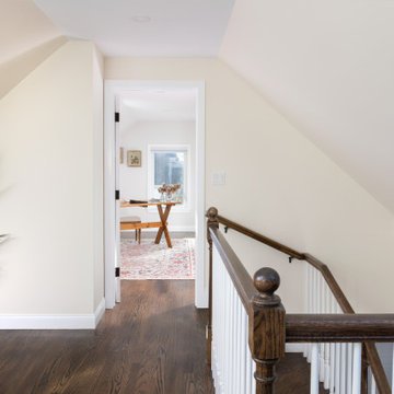 Staircase to reimagined attic