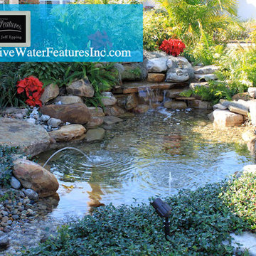 Small pool waterfall