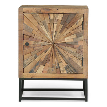 Kelci Boho Wooden Night Stand