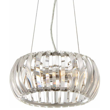 Designers Fountain 90031 Allure 2 Light 12"W Pendant - Chrome