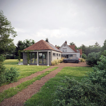 Western Escarpment House: Extension to an Arts & Crafts House in the New Forest