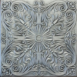 R 139 Styrofoam Ceiling Tile 20x20 - Antique Silver - Ceiling Tile