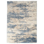 Nourison - Nourison Dreamy Shag Machine Made Area Rugs, Light Blue/Gray, 5'3"x7'3" - Hazy abstract designs, nature-inspired patterns and neutral hues come together to create the Dreamy Shag Collection. These modern rugs are crafted of irresistibly soft polyester fibers in an ultra-plush texture that you'll love to sink your toes into. Make Dreamy Shag the centerpiece for your living room decor, or place in your bedroom for a cozy spot to plant your feet each morning.Features