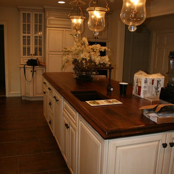 Wood Countertops with Sinks - It's WATERPROOF!