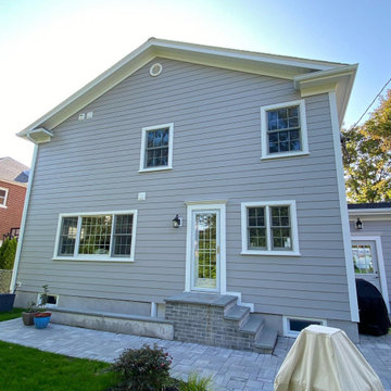 Siding Installation - James Hardie Lap Siding in Light Mist