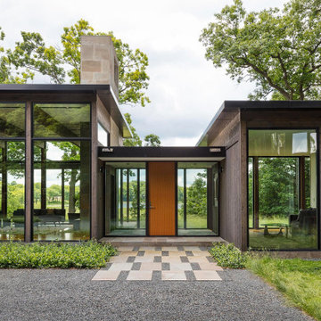 Woodland Modern | Lake Minnetonka Custom Home