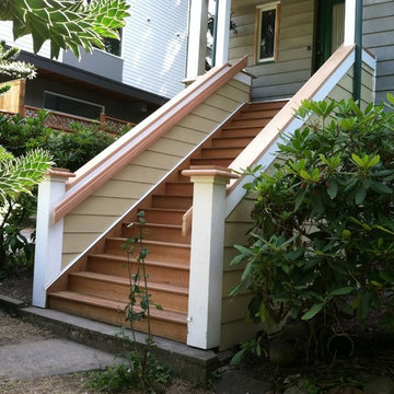Front Entry Staircase, Seattle by Master Carpenter Westbrook Restorations