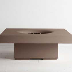 Halo Elevated Fire Pit Available in a Range of Colours - Fire Pits