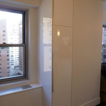 IKEA Kitchen Abstrakt White custom in Manhattan