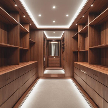 Closets de madera a medida