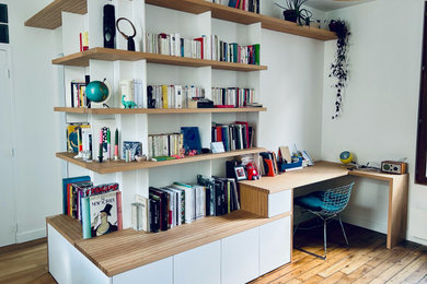 Idées déco pour un bureau scandinave.