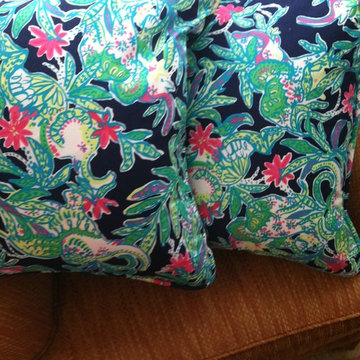 Lily Pulitzer Fabric Pillows