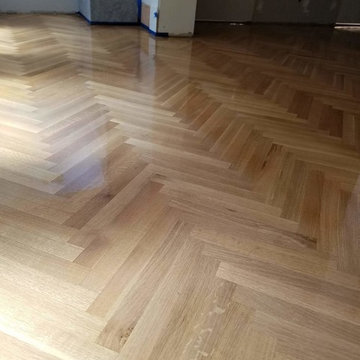 Herringbone White Oak Floor