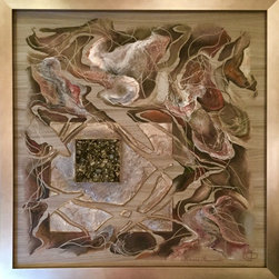 Artwork: Original paintings on wood - Mixed Media Art