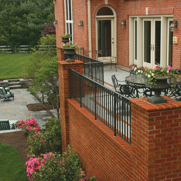 Flagstone and Brick Terraces