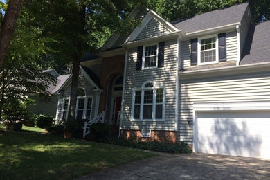 Traditional exterior home idea in Charlotte