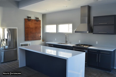Minimalist kitchen photo in Other