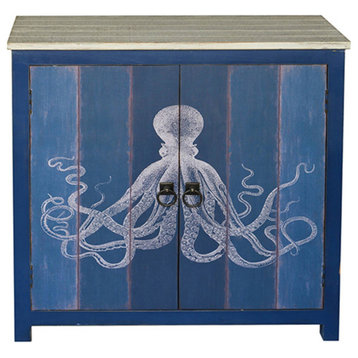 Ocotopus 2 Door Deep Blue Cabinet