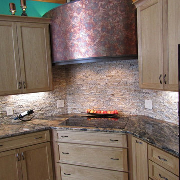 Rustic Elegance - Hickory Kitchen