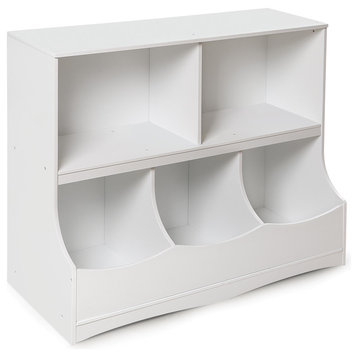 Multi-Bin Storage Cubby, White