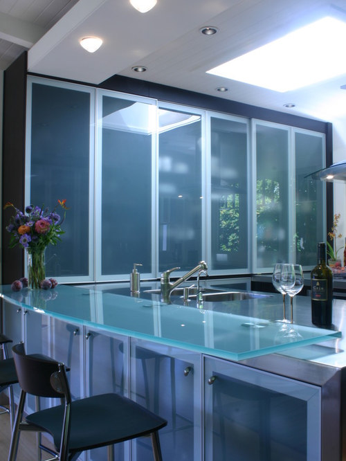 Tempered Glass Counter Top Houzz