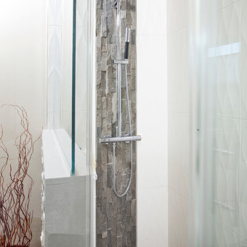 Modern Eclectic Master Bathroom- North Wales, PA