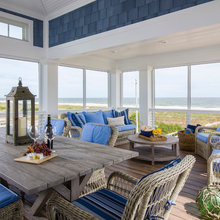 Contemporary Beach Cottage Sunroom