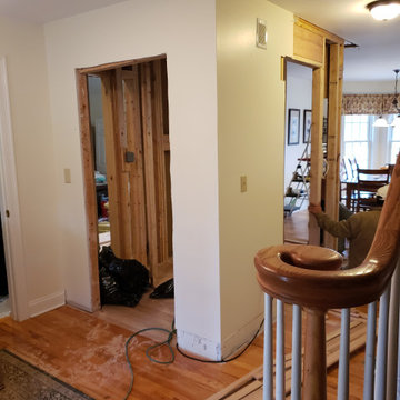 Residential wood installation