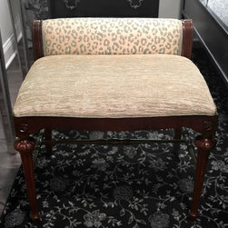 Re-Upholstery: Make Up Vanity Chair - Furniture