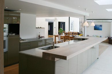 Modern kitchen in Channel Islands.