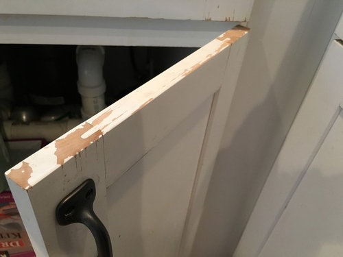 Repair Chipped Paint On Kitchen Cabinets - How To Touch Up Paint Kitchen Cabinets