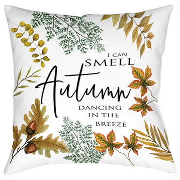 Autumn Dancing Indoor Pillow, 18"x18"