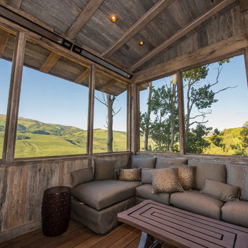 Weathered Grey Interior Barn Wood Paneling--Shiplapped