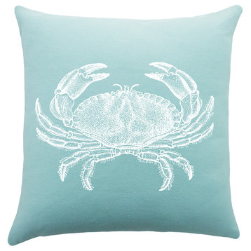 Crab Pillow, Blue