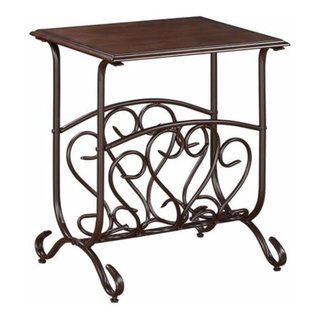 BM148288 Intriguing Chairside Table With Magazine Rack - Mediterranean ...