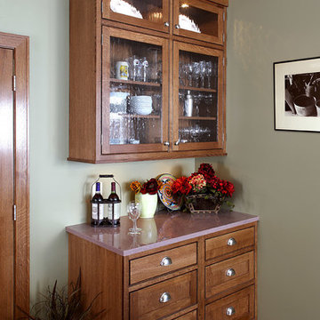 Door style: Pendleton Inset  |  Species: Quartersawn White Oak