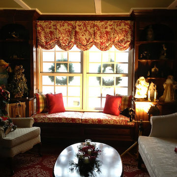 Balloon Valance, Seat Cushions and Pillows