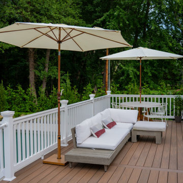 Rumson NJ: Inground Pool, Deck, Outdoor Kitchen, Outdoor Shower, Landscape, Shed