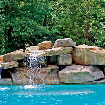 RicoRock Creative Swimming Pool Waterfalls