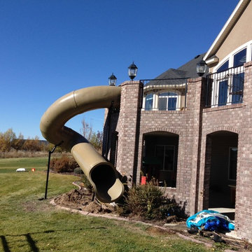 Exterior Home Tube Slide
