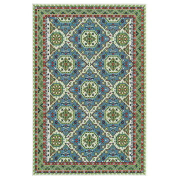 Sunice Lt. Blue 7'2" x 10'5" Rectangle Area Rug