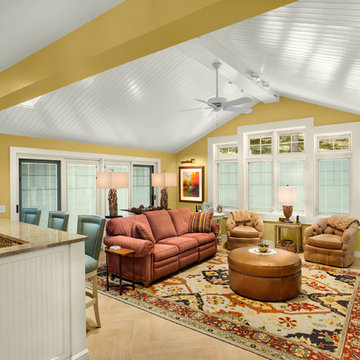 Riverside cottage updated and expanded for enjoyment of 3 generations