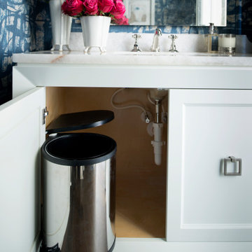 Undersink Pivot Out Vanity Waste Container