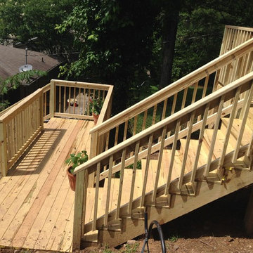 Pressure Treated Pine Deck By Durante