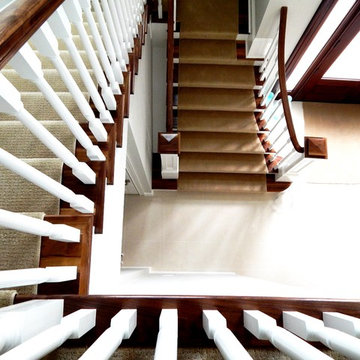 Conventional stair with flared bottom - Naples