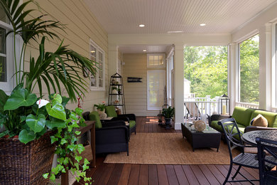 This is an example of a traditional porch design in DC Metro.